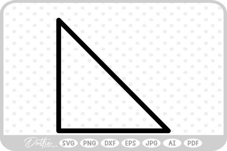 Triangle SVG PNG DXF