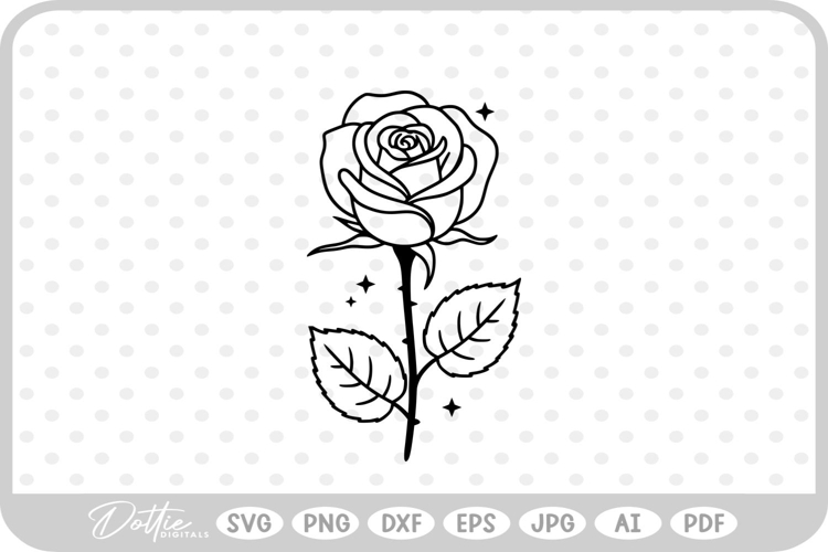 Rose Vector Png Image 19