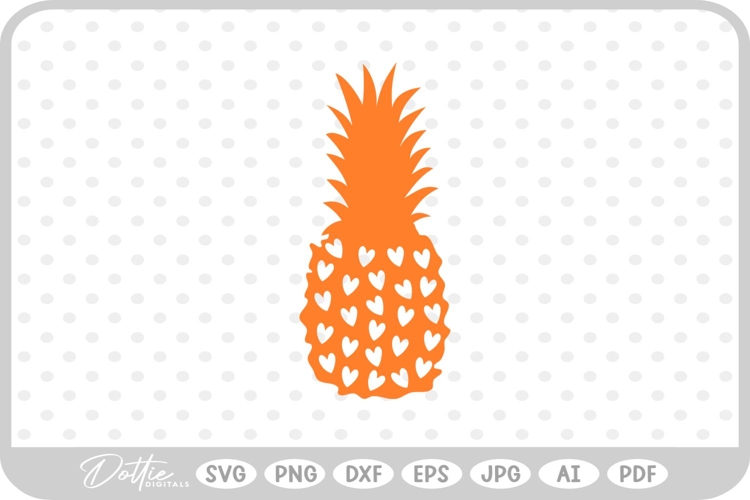Pineapple SVG PNG DXF