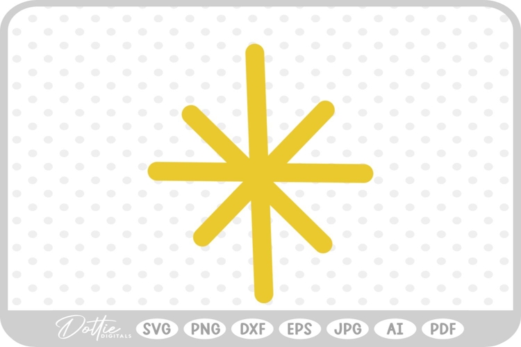 Star Shape SVG PNG DXF