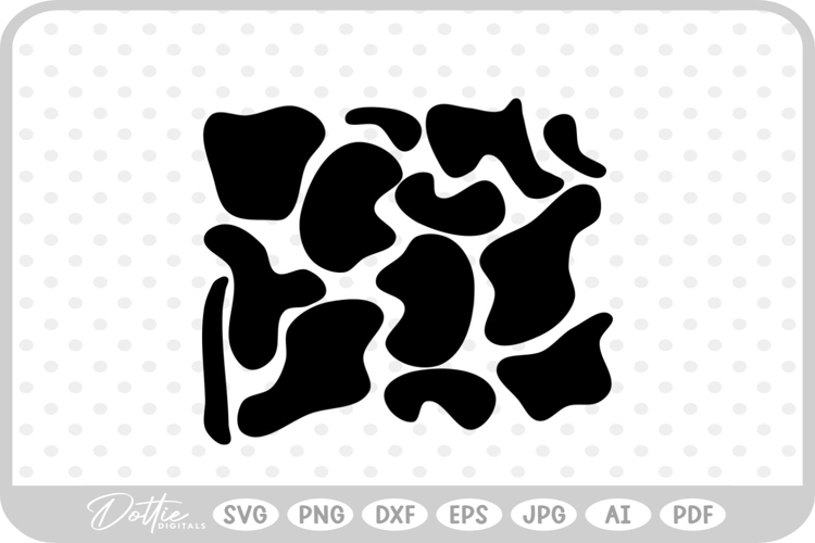 Cow Pattern SVG PNG DXF
