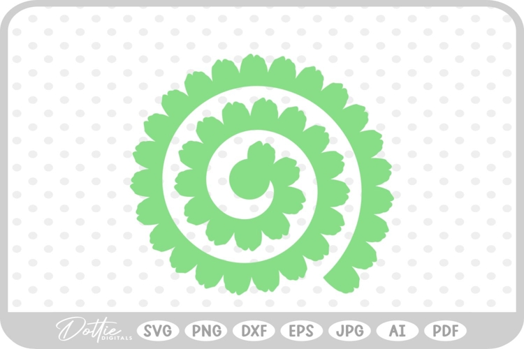 Svg Rolled Paper Flower Template Image 22