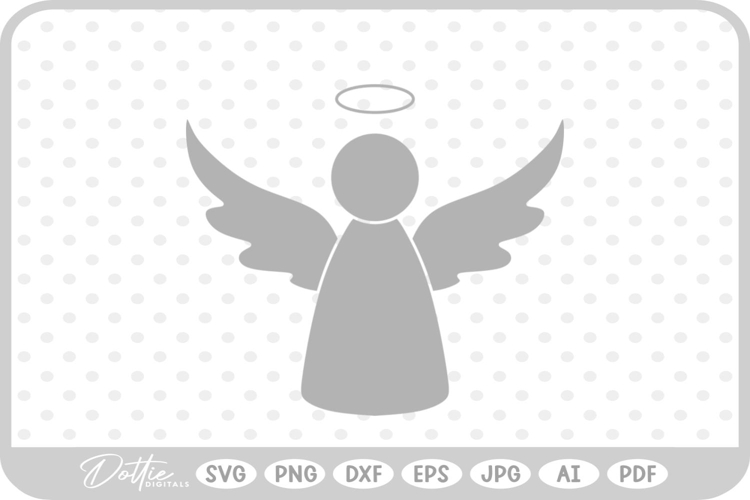 Angel Christmas SVG PNG DXF