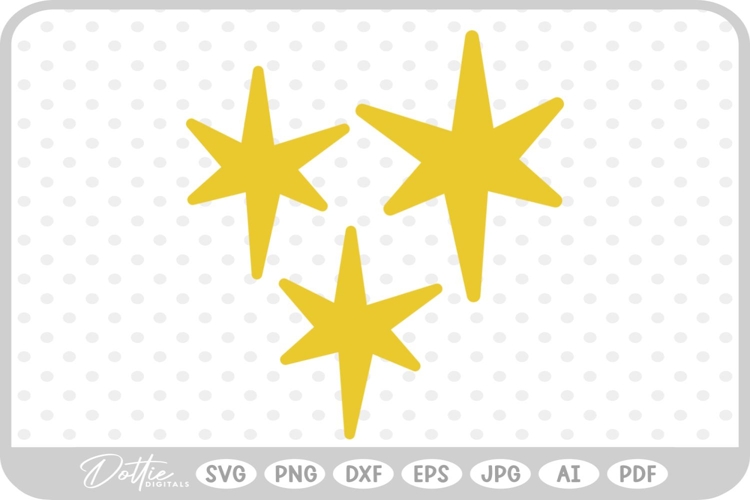 Star Sparkle Shape SVG PNG DXF