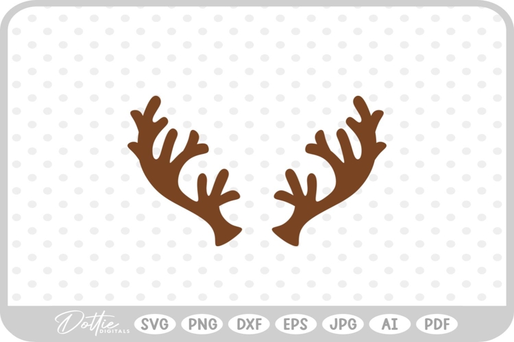 Deer Antler Svg Image 5