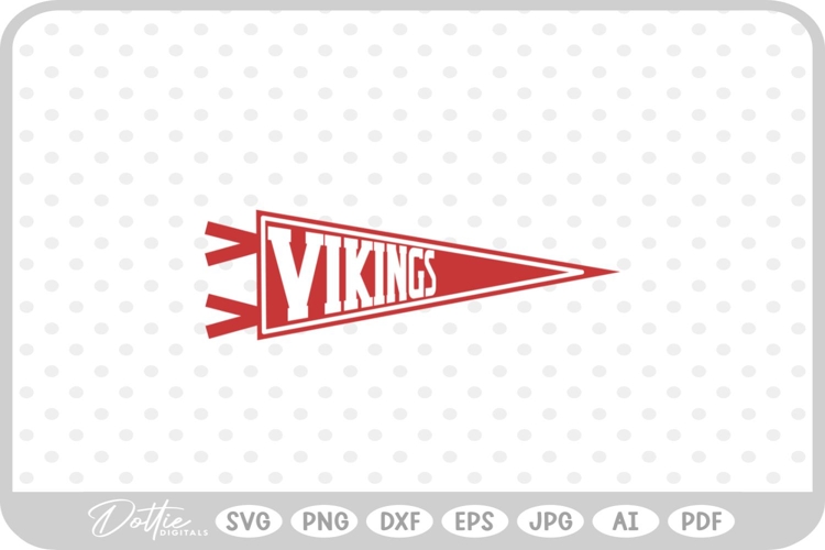 Vikings Sports Team SVG PNG DXF