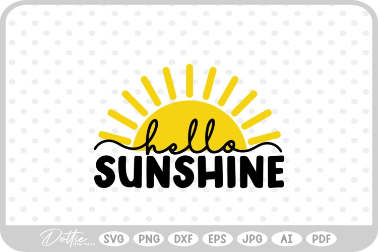 Hello Summer Svg Image 9
