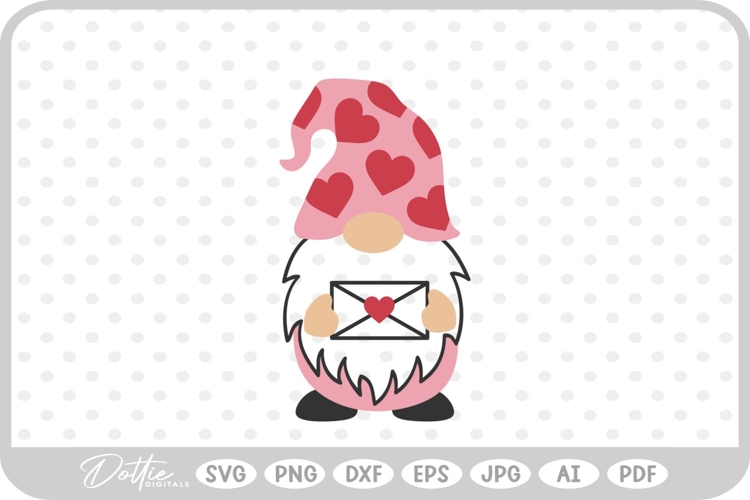 Valentines Day Gnome Svg Image 12