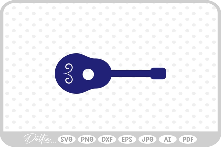 Guitar SVG PNG DXF