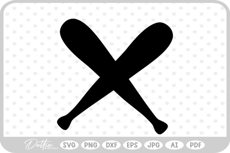 Baseball Bat SVG PNG DXF