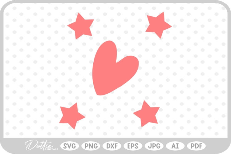 Star Sparkle Shape Cute Scandi Simple Drawn SVG PNG DXF