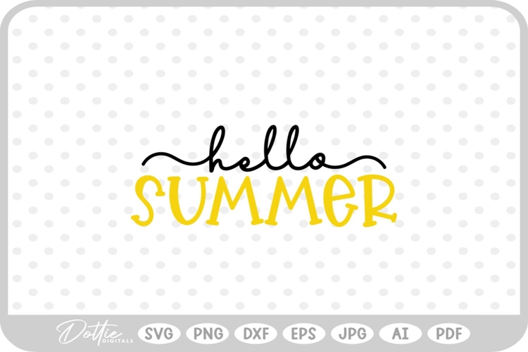 Hello Summer Svg Image 10
