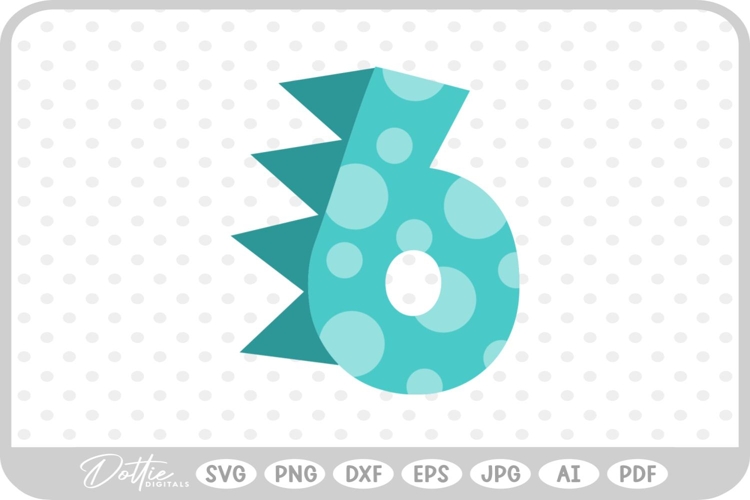 Birthday Dinosaur Svg Image 13