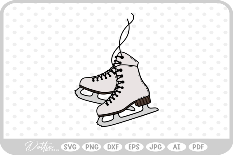 Figure Skate Svg Image 17