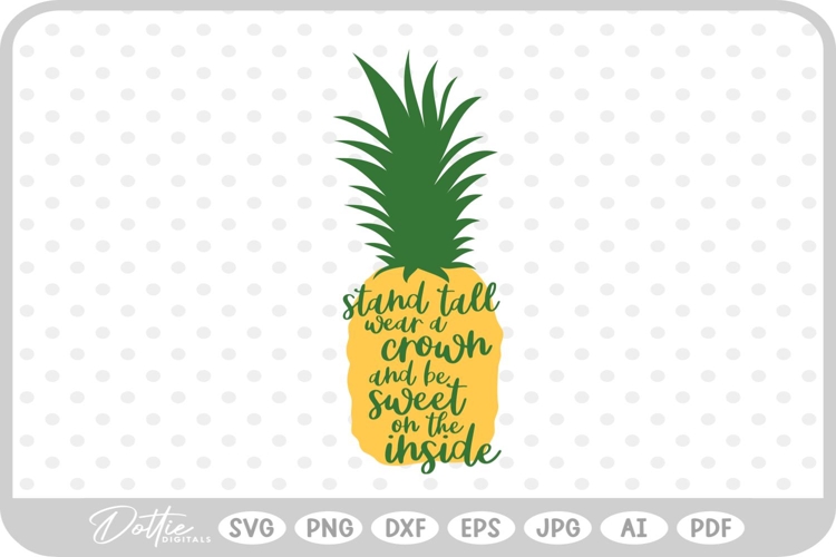 Pineapple SVG PNG DXF