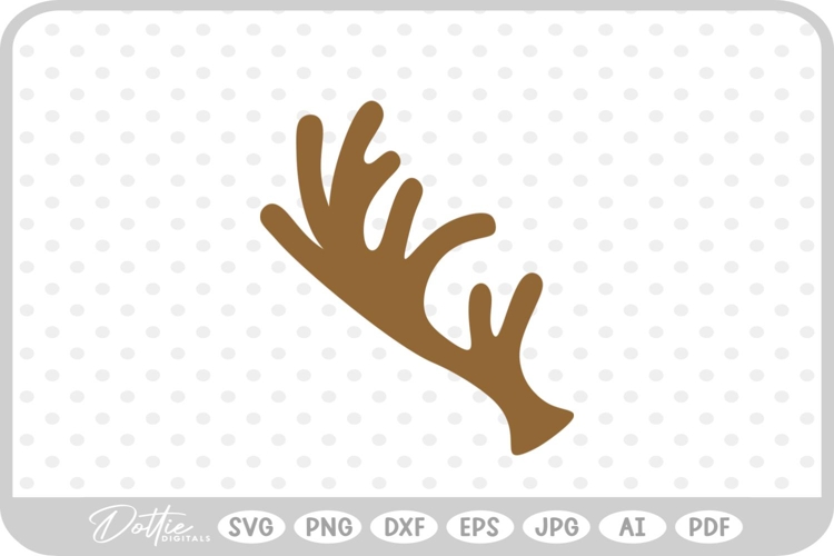 Deer Antler Svg Image 20