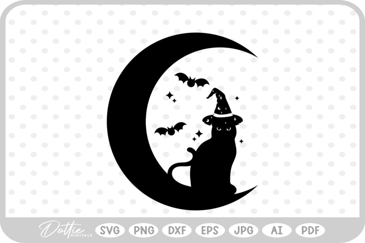 Witch Cat Svg Image 17