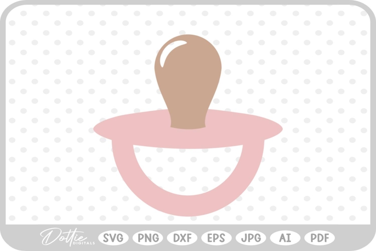 Pacifier Baby Dummy SVG PNG DXF