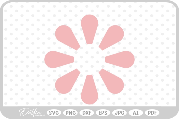 Cute Flower Svg Image 2