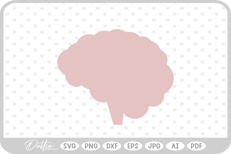 Brain SVG PNG DXF