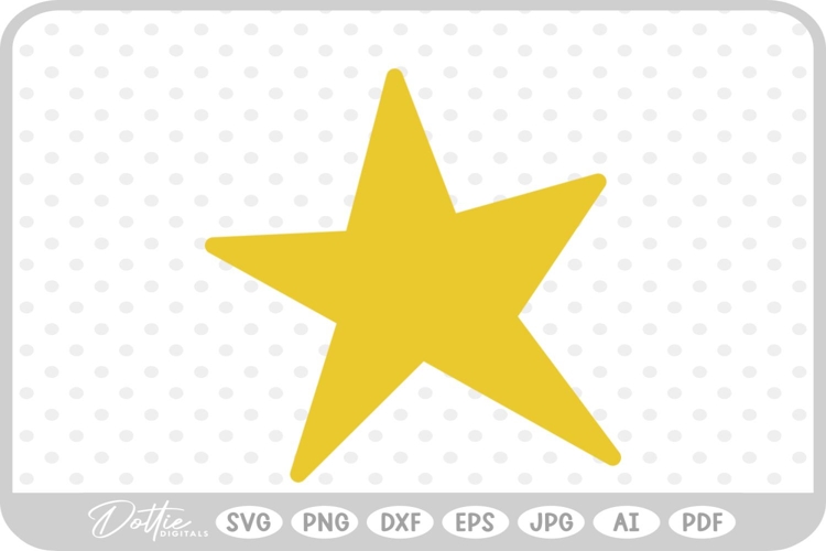 Star Shape SVG PNG DXF