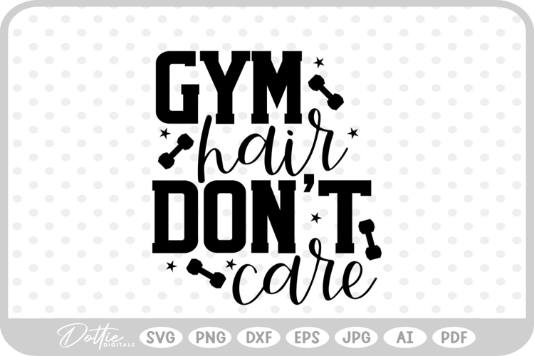 Workout Quote Gym Fitness SVG PNG DXF