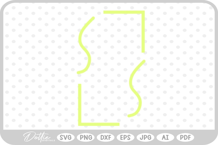 Geometric Shape Border SVG PNG DXF