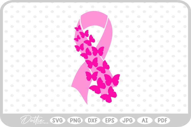 Breast Cancer Ribbon Vector Image 9