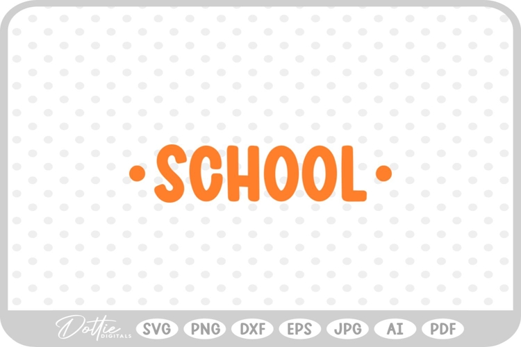 School Subject SVG PNG DXF
