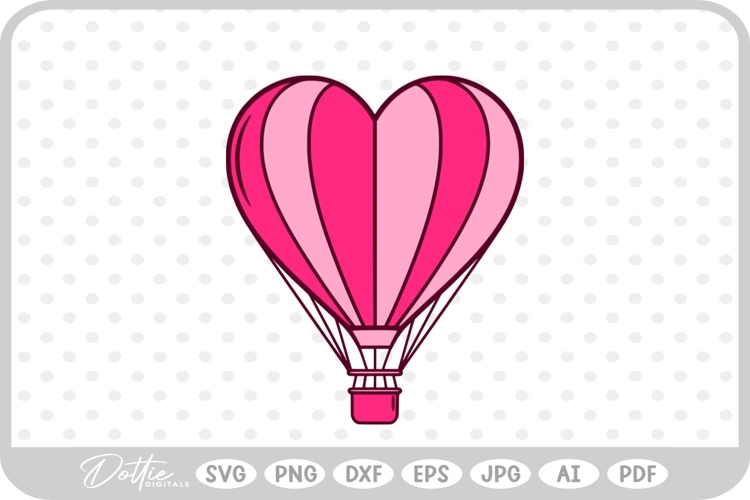 Heart Balloon Svg Image 10
