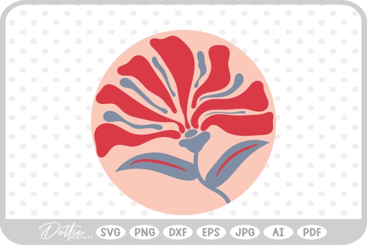 Boho Flower SVGs Image 22