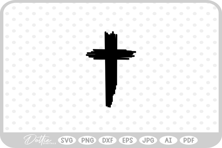 Cross Faith Christian Jesus Christ Religious SVG PNG DXF