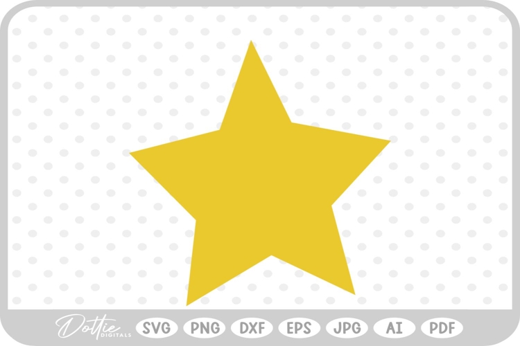 Star Shape SVG PNG DXF