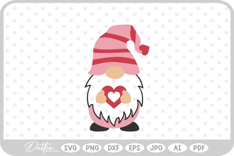 Valentines Day Gnome Svg Image 11