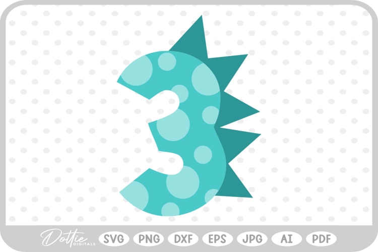 Birthday Dinosaur Svg Image 10