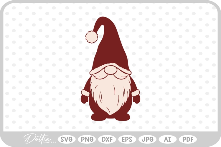 Festive Christmas Gonks Gnomes Winter SVG PNG DXF