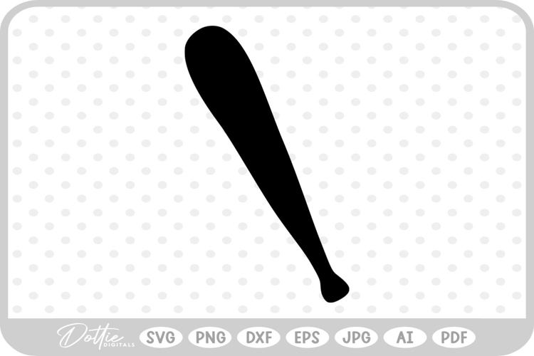 Baseball Bat SVG PNG DXF