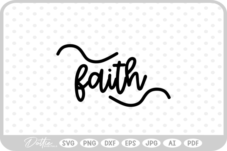 Faith Peace God Jesus Love SVG PNG DXF