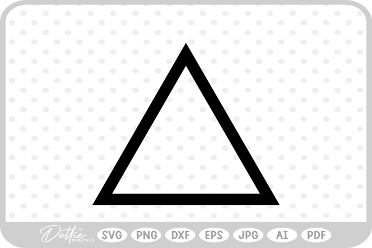 Triangle SVG PNG DXF