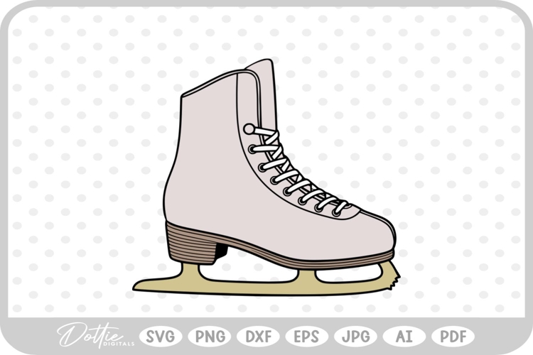 Figure Skate Svg Image 16