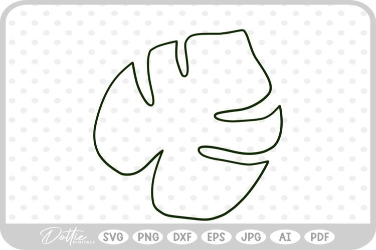 Tropical Leaf Svg Image 4