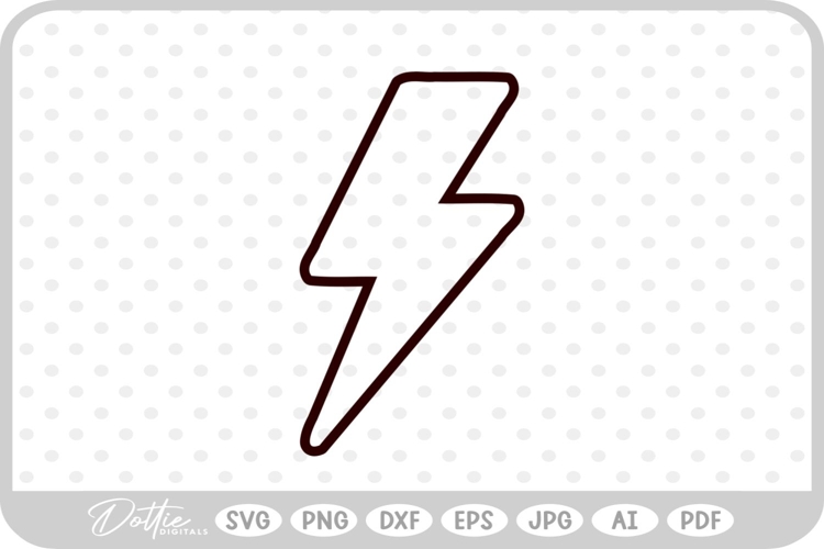 Lightning Bolt Vector Image 8