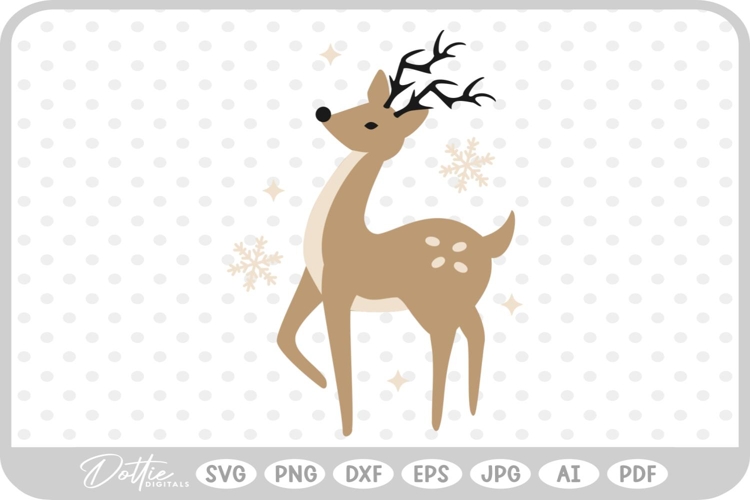 Reindeer Christmas Svg Image 13