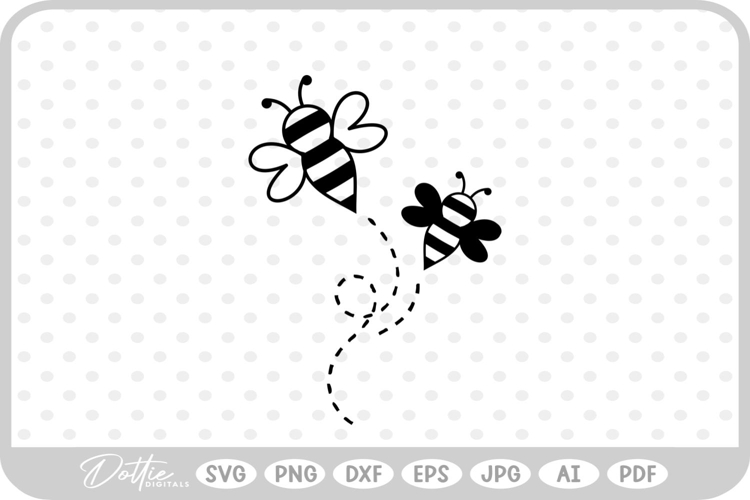 Bee SVG PNG DXF