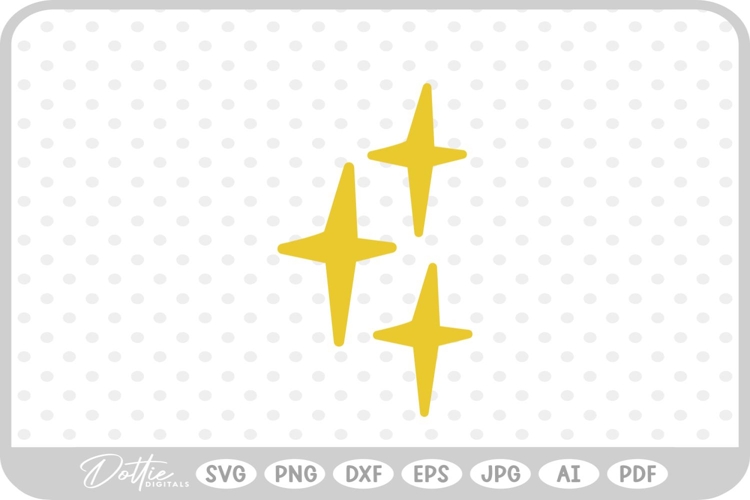 Star Sparkle Shape SVG PNG DXF