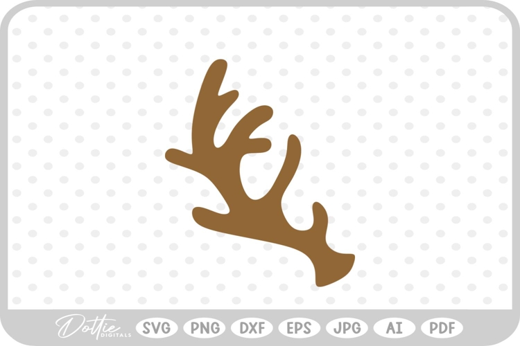Deer Antler Svg Image 19