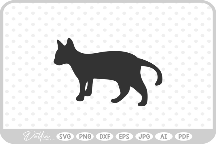 Cat Tail Silhouette Image 11