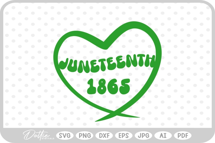 Juneteenth 1865 SVG PNG DXF