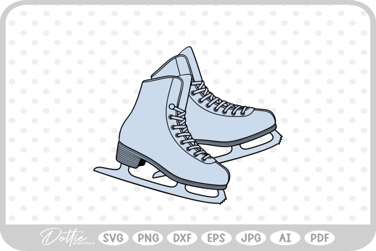 Figure Skate Svg Image 15
