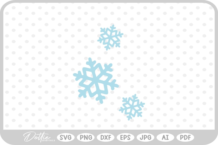 Snowflake Snow Sparkle Winter Cold Christmas SVG PNG DXF